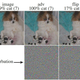 De izquierda a derecha, una imagen de un perro sin modificar, una imagen modificada para hacer creer a una red neural que es un gato, y una imagen modificada de control. Foto: Google Brain.